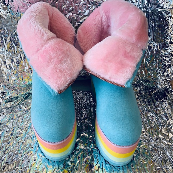 New YRU Qozii 🍭Platform Uggi Boots - Picture 2 of 8